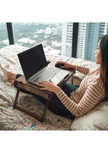Wood - BT201 Katlanır Ayaklı Laptop Çalışma Sehpası modelleri