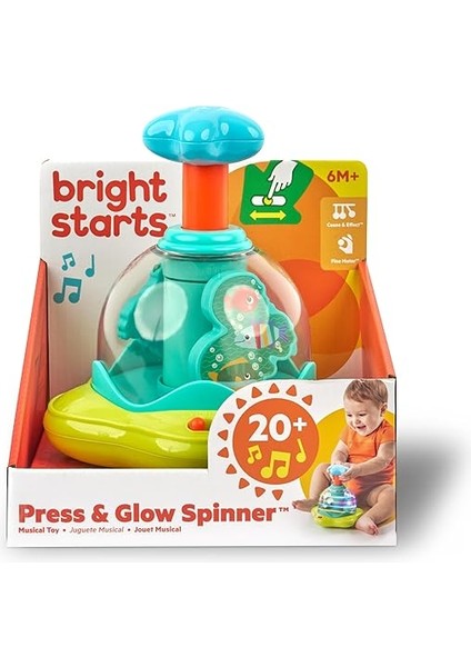 Starts Press &amp; Glow Spinner Müzikli Bebek Oyuncağı, Nedeni Bul Sonucu Gör, 6 Aylık ve Üzeri indirimleri
