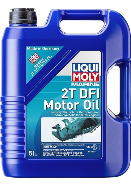 Moly Marine 2t Dfı Motor Yağı 5 L Otomotiv Bakım Ürünü