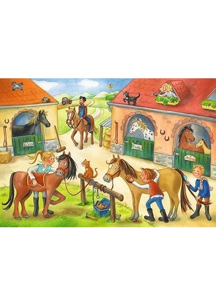 51786 Ahırda Çocuk Puzzle, 212 Parça fırsatları