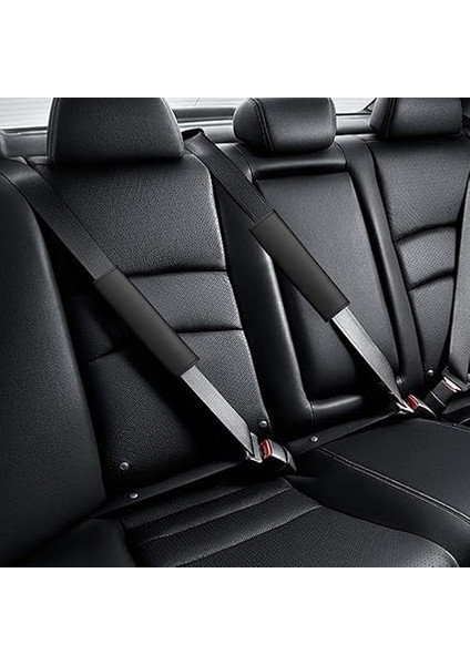 2 Adet Araç Emniyet Kemeri Pedi, Çıkarılabilir Emniyet Kemeri, Omuz Koruyucu, Deri Emniyet Kemeri, Omuz Yastığı, Yetişkinler ve Çocuklar Için (Siyah) fırsatları