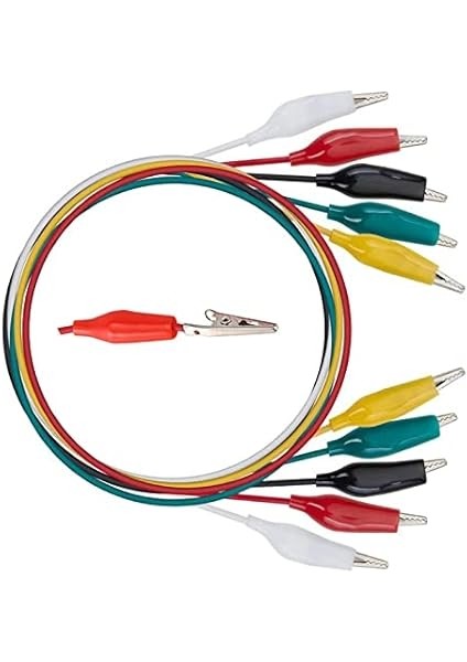 Krokodil Soketli Kablo 50CM Timsah Ağızlı Kıskaç Prototip modelleri