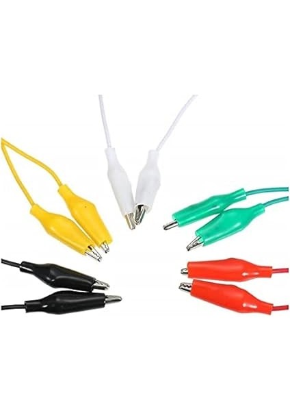 Krokodil Soketli Kablo 50CM Timsah Ağızlı Kıskaç Prototip indirimleri