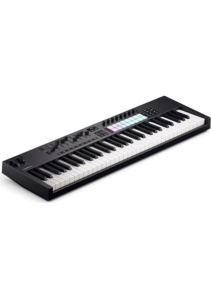 Launchkey 61 [mk4] 61 Tuşlu Yarı Ağırlıklı, Usb, Mıdı Klavye Kontrolörü, Daw Entegrasyonu Ile. Akor ve Ölçek Modları, 8 Davul Pedi ve Arpejjatör, Müzik Prodüksiyonu Için Yazılım Paketi Dahil