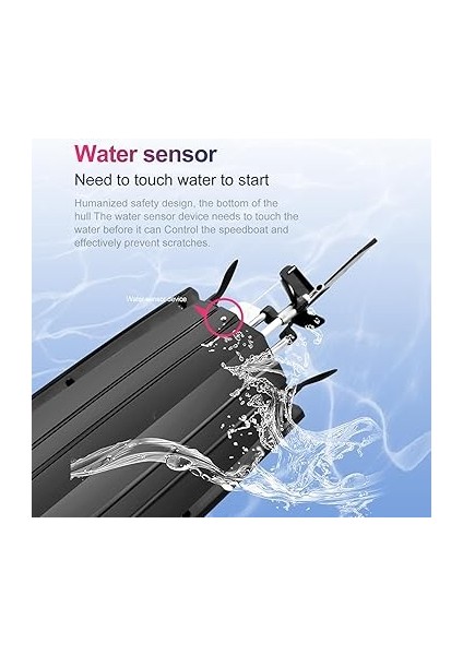 Rc Tekne Uzaktan Kumandalı Tekneler 70KM/H Yüksek Hızlı Hz Rc Tekne Çocuklar Için Hediye Yetişkin Erkek Boys Orantılı Gaz Kelebeği Capsize Sıfırlama Düşük Pil Alarmı 2 Pil indirimleri