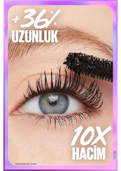 New York Lash Sensational Yelpaze Etkili Intense Black Maskara - Ekstra Siyah 9.5 ml &amp; Mini Tattoo Liner Gel Pencil Makyaj Seti indirimleri