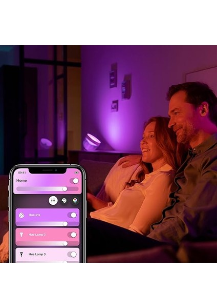 Hue Iris Siyah Akıllı LED Masa Lambası fırsatları