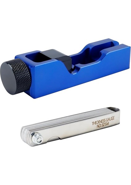 Sea Evrensel Buji Boşluk Aleti ve Feeler Ölçerli Buji Boşluk Ayarlayıcı Seti Araba ve Motosiklet Bakımı Için 10MM 12MM 14MM 16MM Mavi Uyumlu