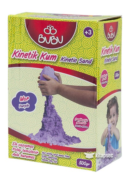 Bu-Bu Mor Kinetik Kum 500 Gr. KU0004