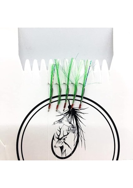 Tirsi &amp; Uskumru Çaparisi 15 Boyutlu Yeşil Monofil Naylon Çubuk Çaparisi