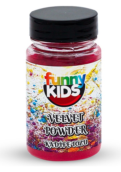 Funny Kıds Kadife Tozu 4782 Kırmızı 90 Cc.