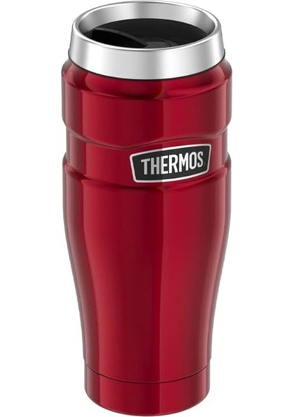 SK1005 Stainless King Mug 0.47 Lt Cranberry Kırmızı Çelik Termos