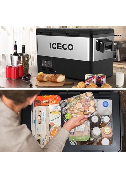 TCD45 12/24VOLT 45 Litre Çift Bölmeli Outdoor Kompresörlü Oto Buzdolabı/dondurucu fırsatları