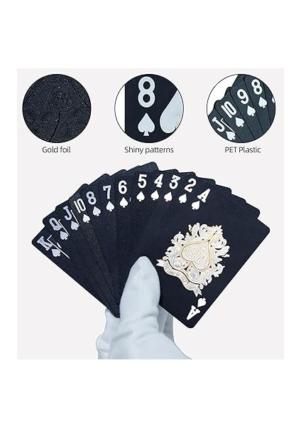 Oyun Kartları, Poker Kartları, Profesyonel Poker 108 Kart, Su Geçirmez, Havalı Plastik Poker Kartları fiyatları