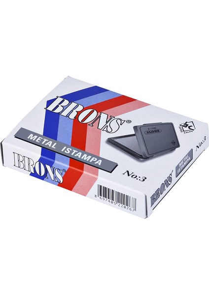 Brons 3 No.metal Istampa Küçük Boy BR-141