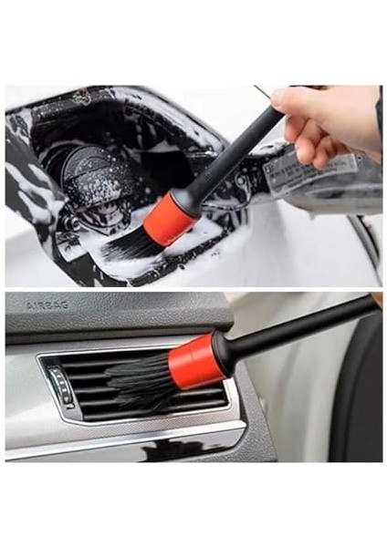 Hoala 5+1 Detay Fırça Seti, Yumuşak Kıllı Iç ve Dış Temizlik Için, Farklı Boyutlarda Oto Temizlik Bakım Takımı fiyatları