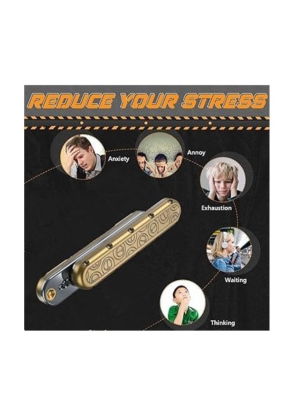 Kaymak Oyuncak, Metal Fidget Slider, Fidget Slider Oyuncaklar Metal Slider Push Rod Dekompresyon Kartı, Otizm ve Hiperaktivite Bozukluğu Için Duyusal Oyuncak, Yetişkin Ofis Masası Oyuncak fırsatları
