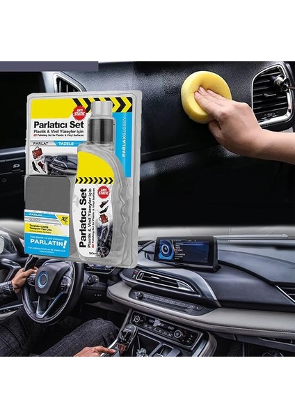 Torpido Parlatıcı Temizleyici Araba Içi Konsol Göğüs Araç Tampon Oto Plastik Aksam Yenileyici Silikon Bazlı Bakım