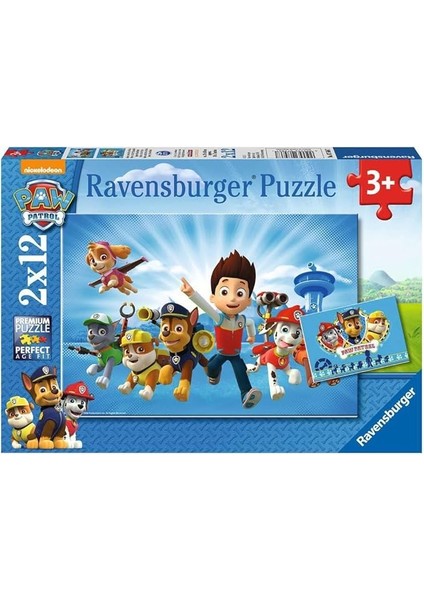 Paw Patrol 1 - 2X12P Puzzle - 75867