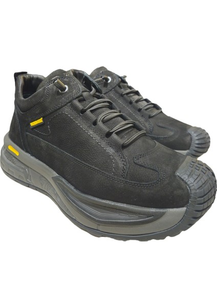 Lastik Bağcıklı Kısa Boğazlı Hakiki Deri Erkek Bot M440 fırsatları