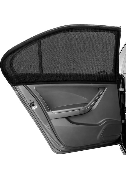 Yan Cam Perdesi Oto Güneşlik Araç Cam Perde Arka Koltuk Güneşliği Araba Sinekliği Perdesi (2)