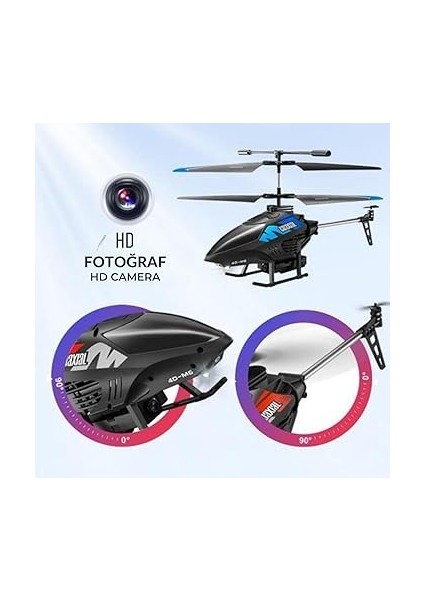 Kameralı Helikopter Full Fonksiyon Uzaktan Kumandalı ve Telefon App Uygulama Kontrollü Şarjlı Rc Kontollü Helikopter fırsatları