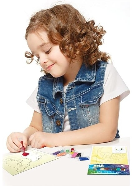 Zebra Tuz Boyama Oyunu, Eğitici Aktivite, Kum Boyama Oyunu modelleri