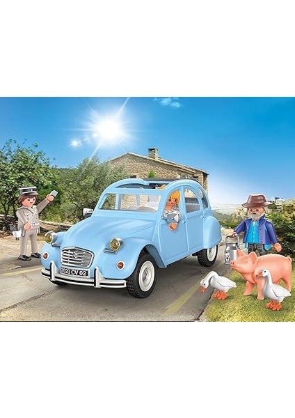 70640 Klasik Araba Citroën 2cv, Çıkarılabilir Kapaklı Teneke Salyangoz, Otomobil Tutkunları Için Koleksiyon Parçası, Koleksiyoncular ve 5 Yaş ve Üzeri Çocuklar Için Oyuncak modelleri