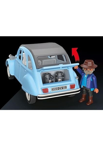 70640 Klasik Araba Citroën 2cv, Çıkarılabilir Kapaklı Teneke Salyangoz, Otomobil Tutkunları Için Koleksiyon Parçası, Koleksiyoncular ve 5 Yaş ve Üzeri Çocuklar Için Oyuncak indirimleri