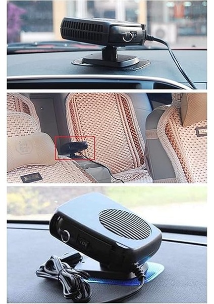 Girişli 12V Isıtıcı-Soğutucu Buğu Çözücü Araç Içi Pratik Fan fiyatları