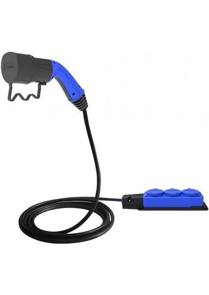 V2L 3'lü Adaptör (3m Kablolu), 220V – Type2, 2 Yıl Garanti, 1.5m Kablo, Ce Belgeli, (Hyundai-Kia- Ssangyong ile Uyumlu)