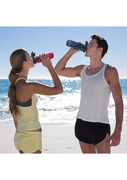 Spor Içecek Şişesi 500 ML/800 Ml/1 L, Sızdırmaz, Tritan ve Bisfenol A Içermez, Bisiklet, Fitness, Dış Mekan Için Su Şişesi indirimleri