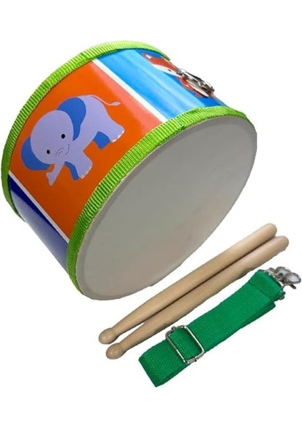 ORF-TF-14GR Örf Aletleri Askılı Yeşil Çocuk Davulu modelleri
