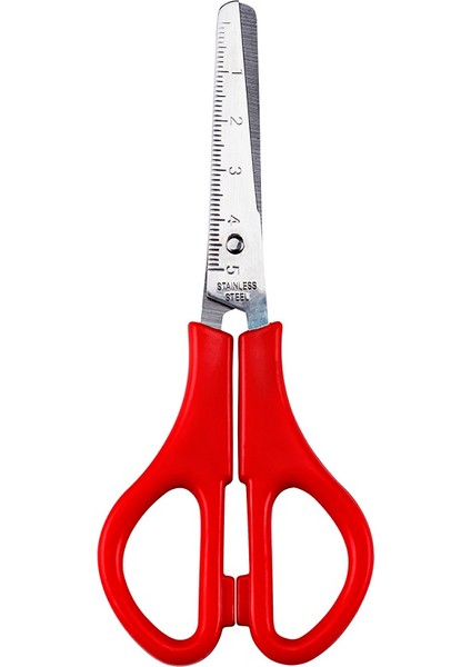 Brons Okul Makası Cetvelli-Küt Uçlu BR-699(ADET)