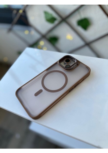 IPHONE 13 Magsafe Özellikli Standlı Kamera Lens Korumalı Mat Telefon Kılıfı fiyatları