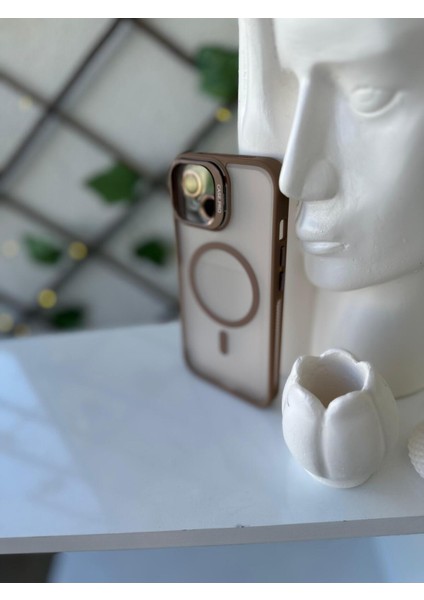 IPHONE 13 Magsafe Özellikli Standlı Kamera Lens Korumalı Mat Telefon Kılıfı modelleri