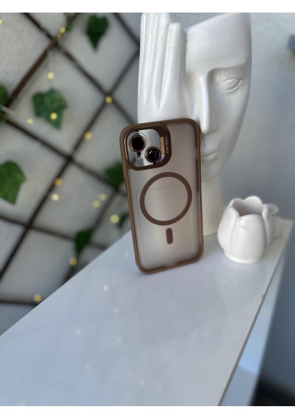 IPHONE 13 Magsafe Özellikli Standlı Kamera Lens Korumalı Mat Telefon Kılıfı fırsatları