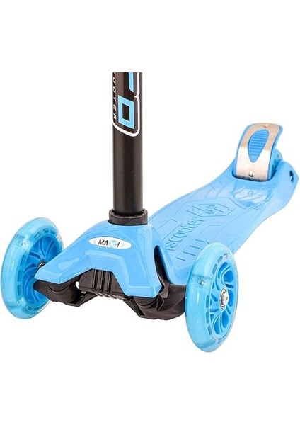 Shinaro 3 Tekerlekli Işıklı Mavi Maxi Scooter indirimleri