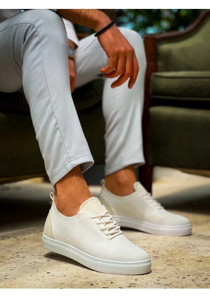 KB-101 Kuback Beyaz Triko Bağcıklı Günlük Erkek Ayakkabı fiyatları
