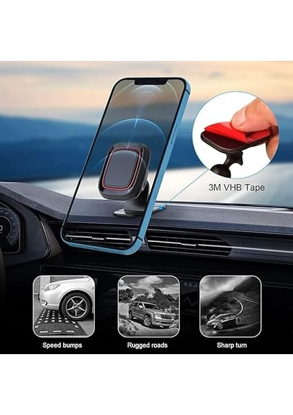 Profesyonel C6-W15 Araç Içi Yapışkan Gövde, Torpido Uzeri Kullanılabilen, Navigasyon Takip, Universal Mıknatıslı Araç Içi Telefon Tutucu (Siyah) fırsatları