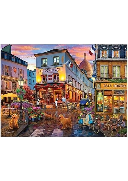 Puzzle - Cafe Montmartre / 1000 Parça Puzzle, #1177 fiyatları