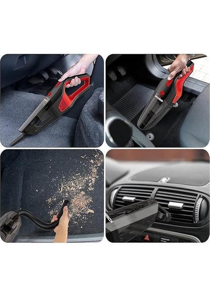 KBV12 12VOLT/120WATT Araç Süpürgesi + 5 Parça Aksesuar Seti + Taşıma Çantası modelleri