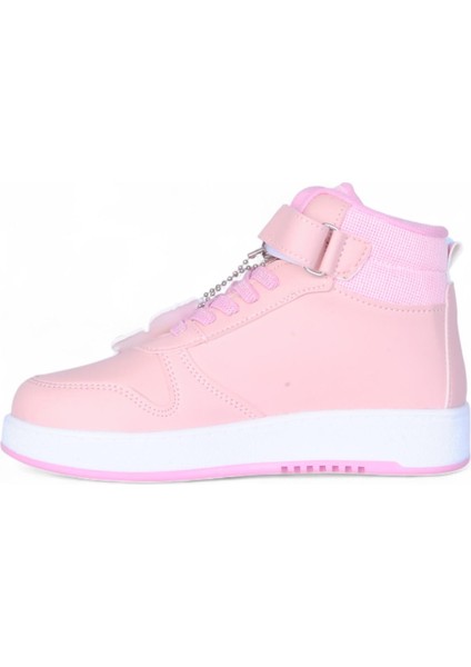 4444 Pudra Cırtlı Boğazlı Kız Çocuk Spor Ayakkabı modelleri