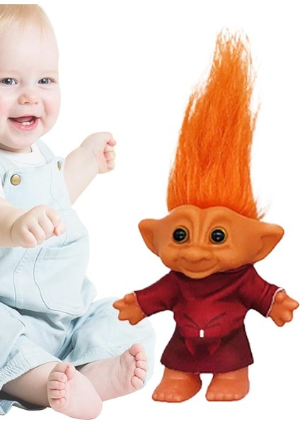Oyuncak Bebek – Retro Noel Troll Mankeni, Şans Sembollü | Retro Çalışma Masası Dekorasyonu, Koleksiyon Figürleri, Yetişkinler Için Çocuk Odası, Oturma Odası Için Eğlenceli Dekorasyon