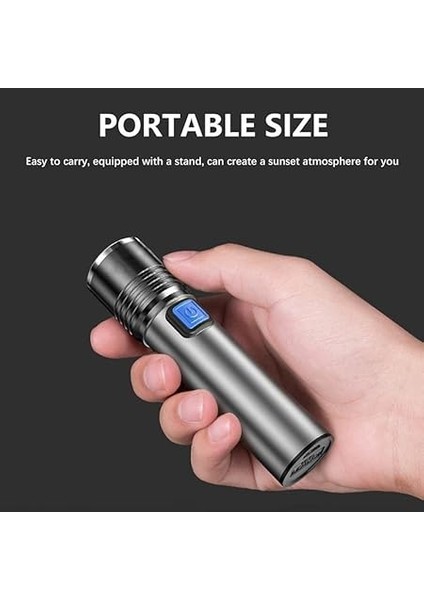 HT-015 Mini Profesyonel Ultra Güçlü T6 LED Zoom Lu El Feneri indirimleri