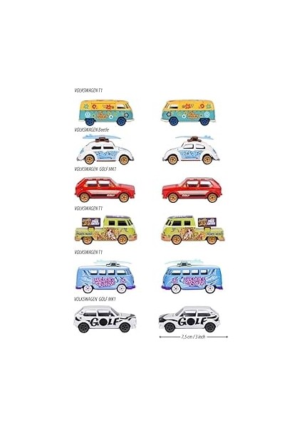 Vw The Originals Deluxe Serisi Volkswagen Golf Mk 1 Beyaz fırsatları