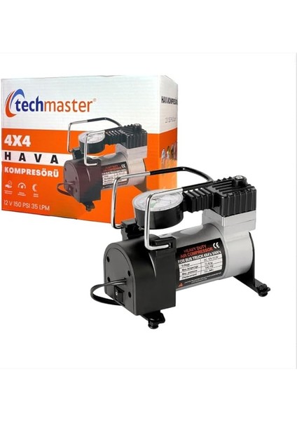 Oto Araç Lastik Şişirme Pompası 150 Psi Kompresör AC-580