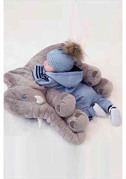 Lemoon Uyku Arkadaşı Uyku Fili 90 cm Gri fiyatları