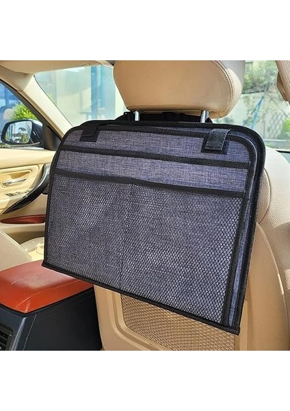 Araba Koltuk Arkası Eşya Düzenleyici Organizatör Katlanır ve Masa Olma Özelliği Çok Amaçlı indirimleri