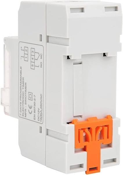 Haftalık Zamanlayıcı Anahtarı 12V Dc 16A Geri Sayım Fonksiyonlu LCD Ekran Çıkarılabilir Pil fiyatları